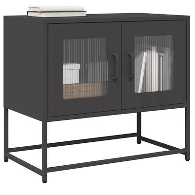 TV Cabinet, Black, 68X39X60.5 Cm, Cold Rolled Steel