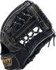 ZETT Soft Steer Baseball Black Size 5 Glove, All-Around, Left-Handed Throw, (1900), (BRGB35530F)