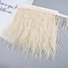Diy Handmade Accessories Colorful Ostrich Feather Cloth Edge Decorative Accessories Clothing Accessories Wedding Skirt