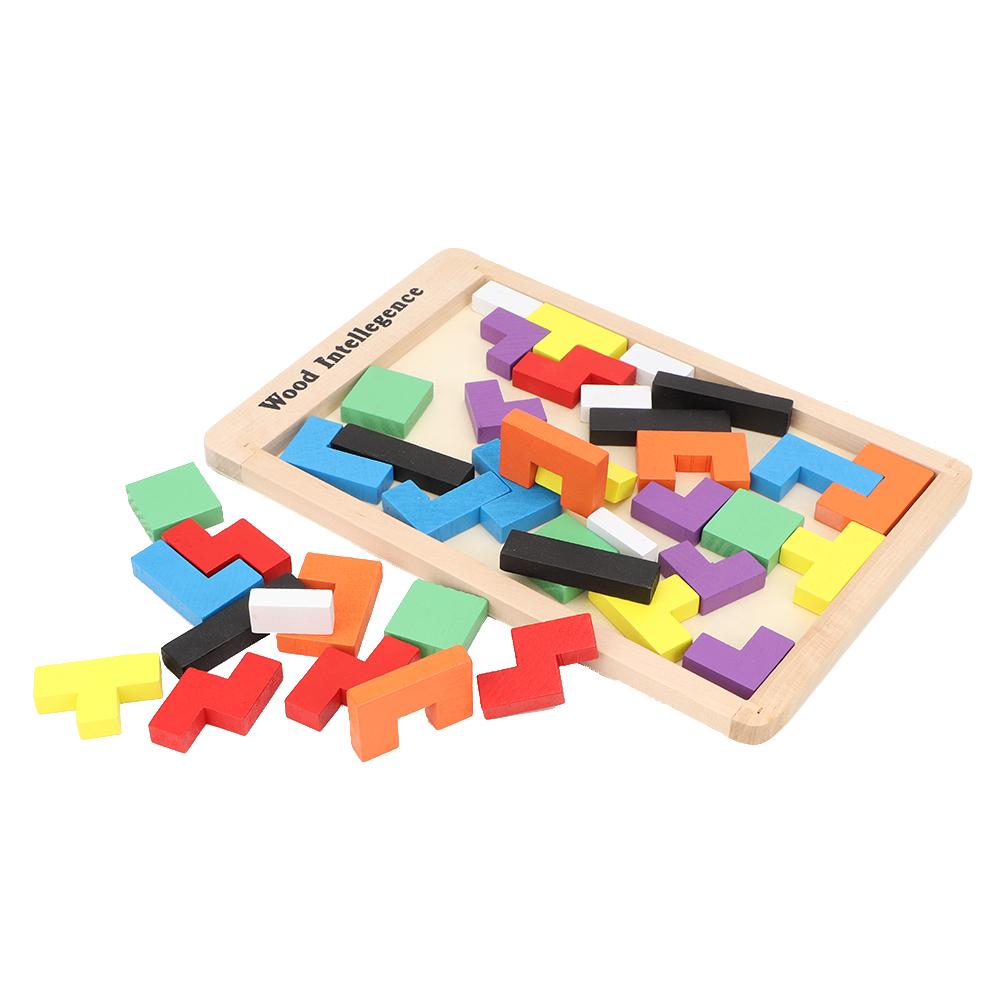 Wooden Colorful Children Kids Puzzle Jigsaw Toy  Building Block Educational Toy
