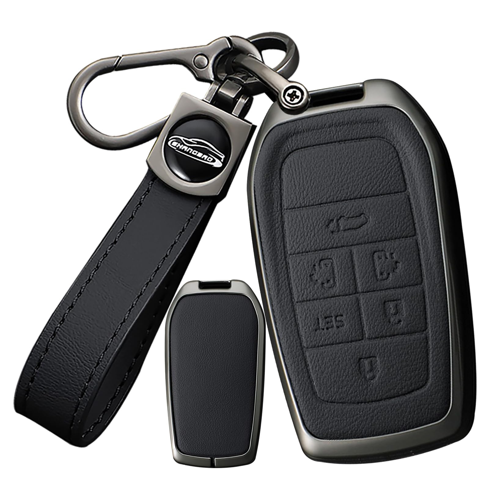 Key case for Toyota, key cover key holder, suitable for Compatible with car genuine key case чёрный