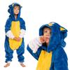 Piżama dla dzieci dziecięca kigurumi onesie kostium sonic niebieski 105-115
