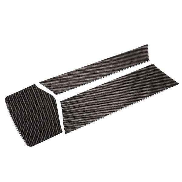 3-Piece Carbon Fiber Armrest Panel Stickers for Left-Hand Drive BMW Z4 (2017-2020)