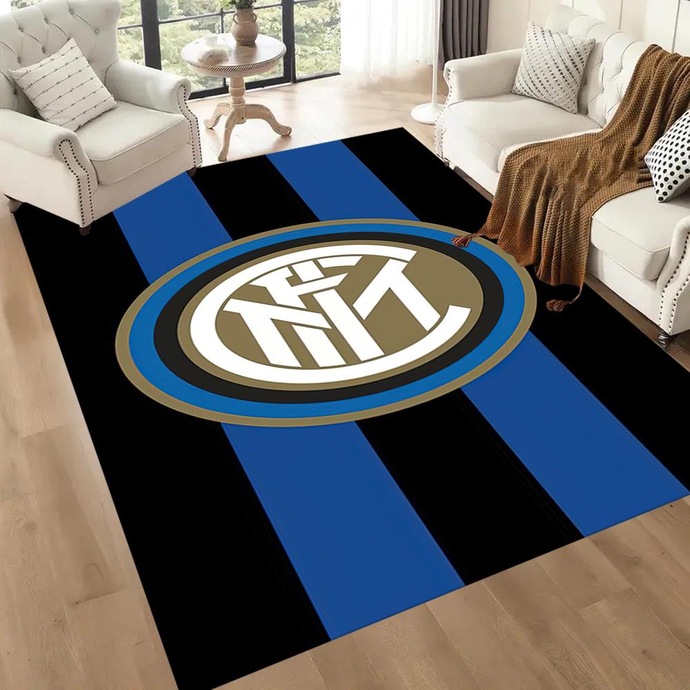 Inter Milan Area Rug Design For Foyer Outdoor Game Room Study Room Antislip Rug Anime Office Decor Birthdaychristmas Gift