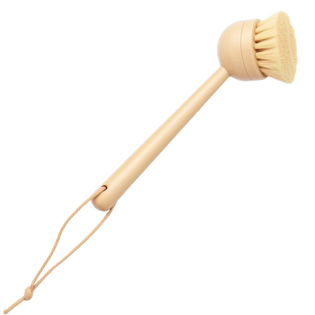 Bamboo Dish Brush Set Pot Cleaning Brush Long Handle Kitchen Dishes Scrubber Strong Decontamination Rust Removal Utensils