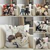 Comic Anime Pc-Sekai-Ichi Hatsukois 2 Pillow Case Natural Linen Pillow Case Double-Sided Decor Sofa Pillowcase Home Decor