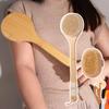 Anti-slip Bamboo Bath Brush Long Handle Swine Bristle Bath Brush Shower Brush  Remove Dead Skin