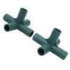8PCS Plant Support Joint 5 Way Garden Stake Joint Plastic Plant Stake Connector for Greenhouse