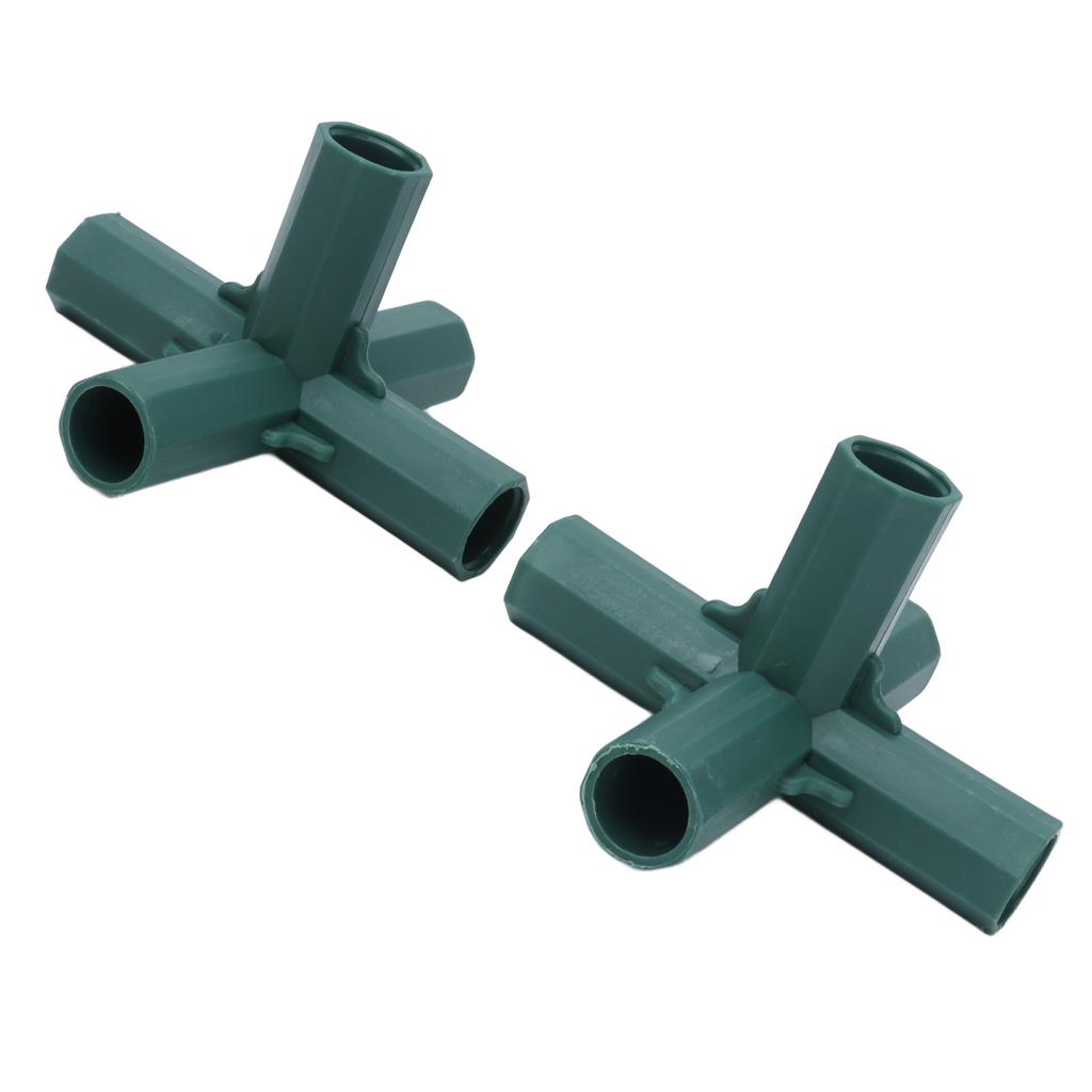 8PCS Plant Support Joint 5 Way Garden Stake Joint Plastic Plant Stake Connector for Greenhouse