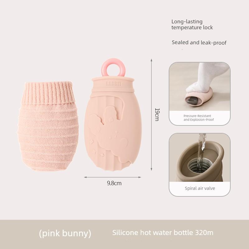 Silicone Hot Water Bottle for Pregnant Women during Childbirth, Small Size, Sealed, Explosion-Proof, Warm Stomach, Protect Neck, Gentle Warmth, Warm