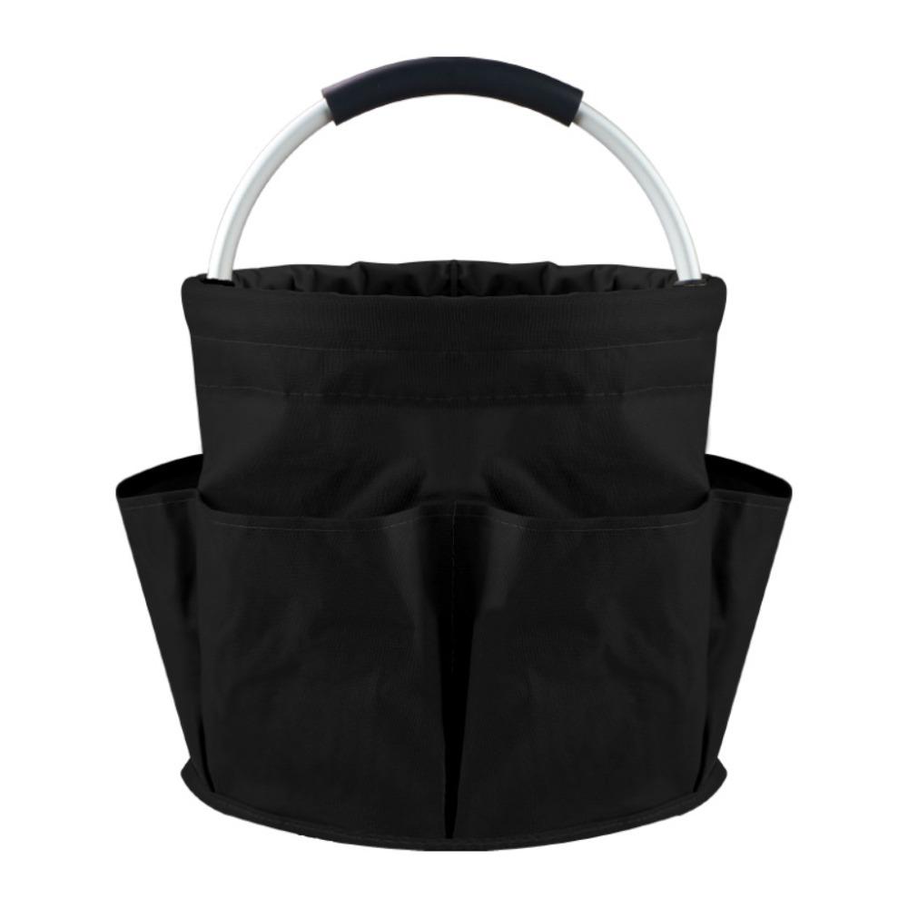 

5 Colors Large Storage Organiser Bag Oxford Cloth Picnic Tote Folding Basket Outdoor Picnic чёрный