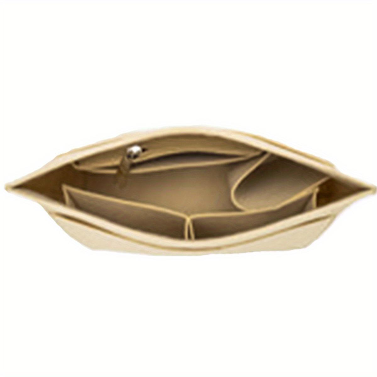 

Фетровый вкладыш-подкладка косметичка подходит, подкладка-органайзер для поддержки сумки, косметичка 1pc бежевый