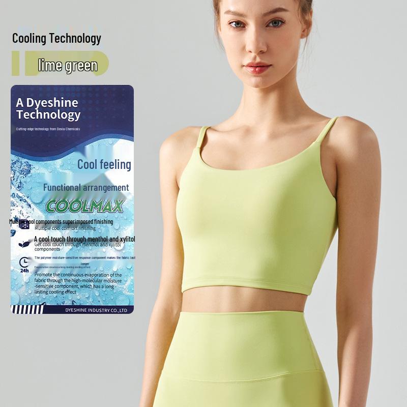 Women s High Elastic Seamless Camisole with Chest Pad and Stylish Back Design S