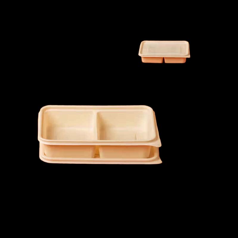 Disposable Biodegradable Corn Starch Multi-Compartment Meal Box