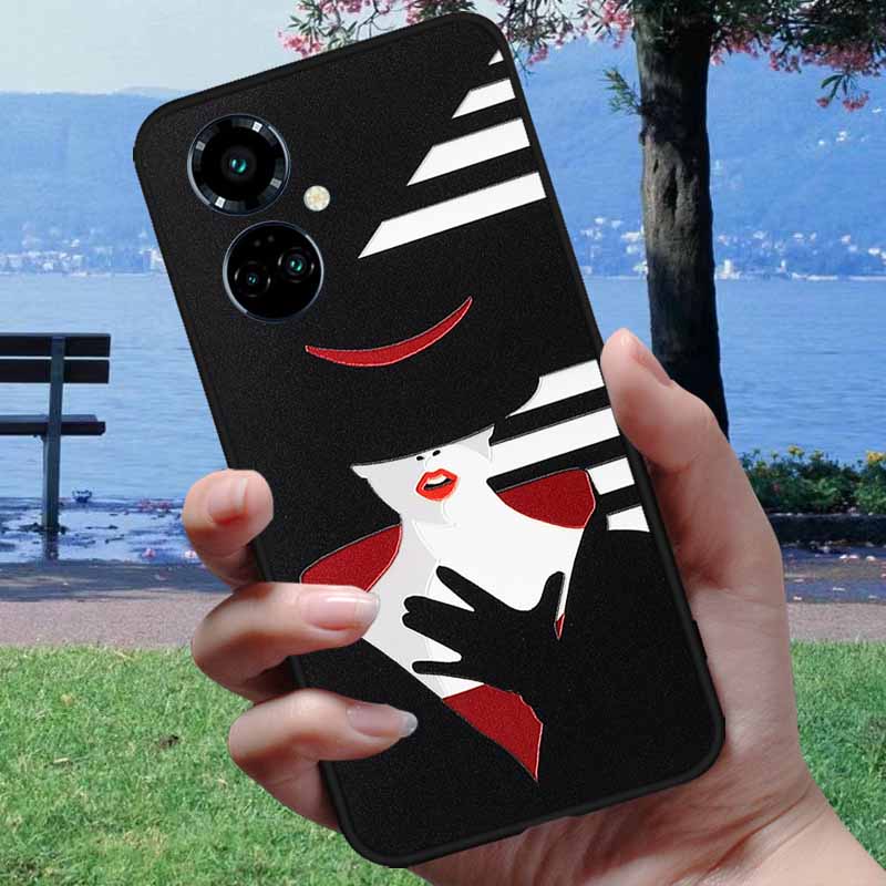 For Tecno Camon 19 Case Camon19 Neo 3D Relief Emboss Phone Cover For Tecno Camon 19 Pro 4G 5G Neo Coque Soft Silicone Cartoon