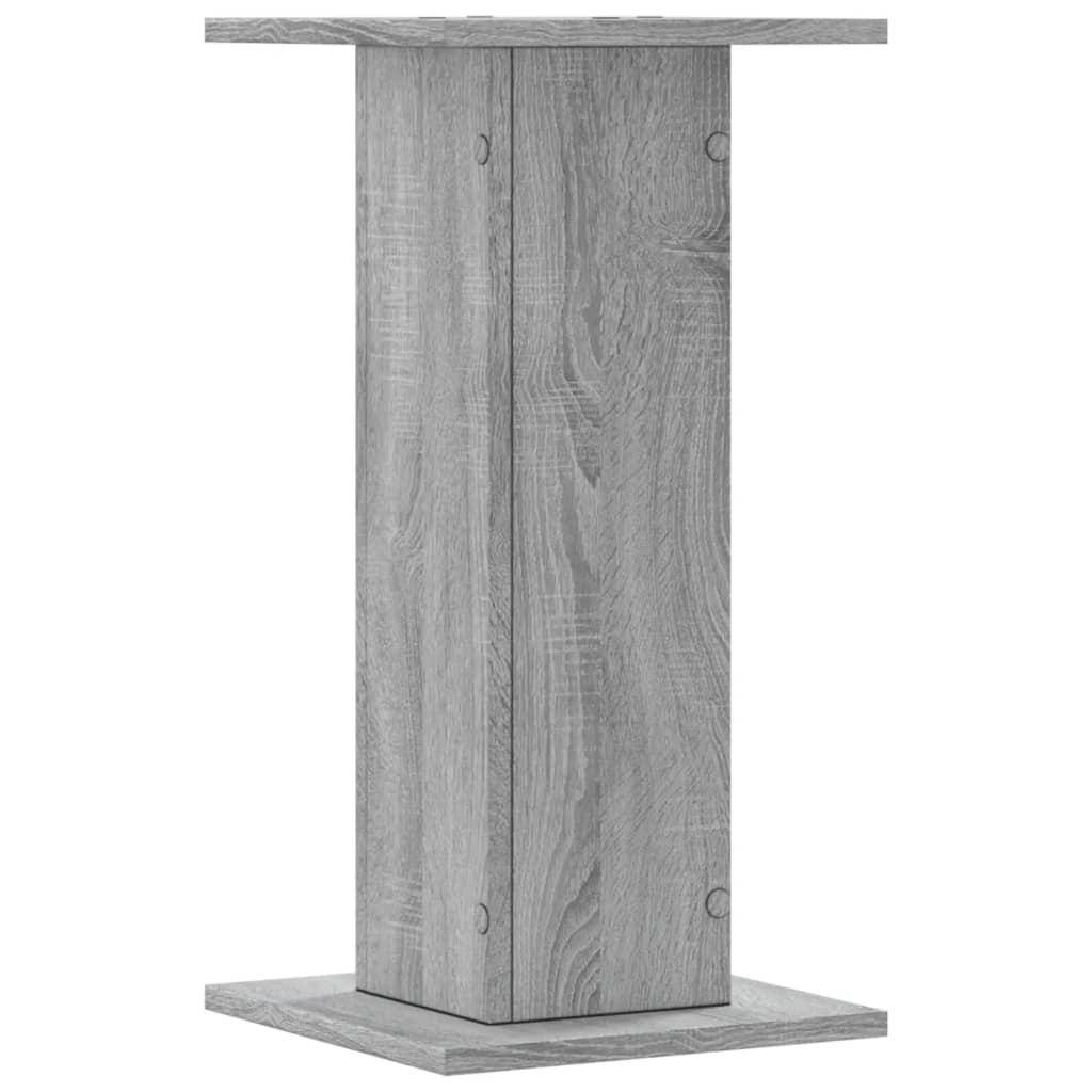 Speaker Stands 2 Pcs Grey Sonoma 30x30x60 Cm Particleboard