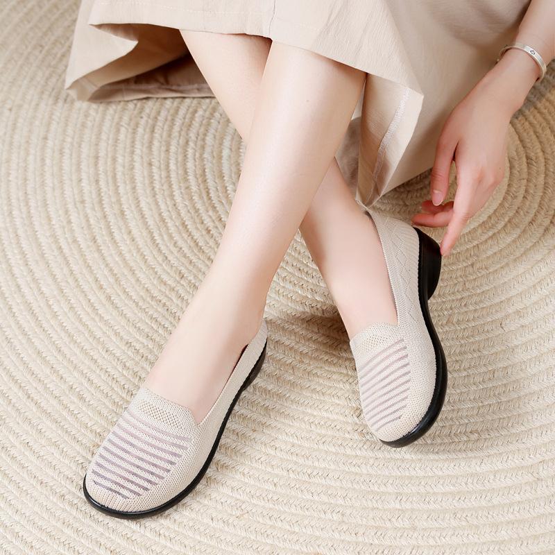 Cloth Shoes One Pedal Mesh Breathable Fashion Lightweight Soft Sole Heightening Shoes Children