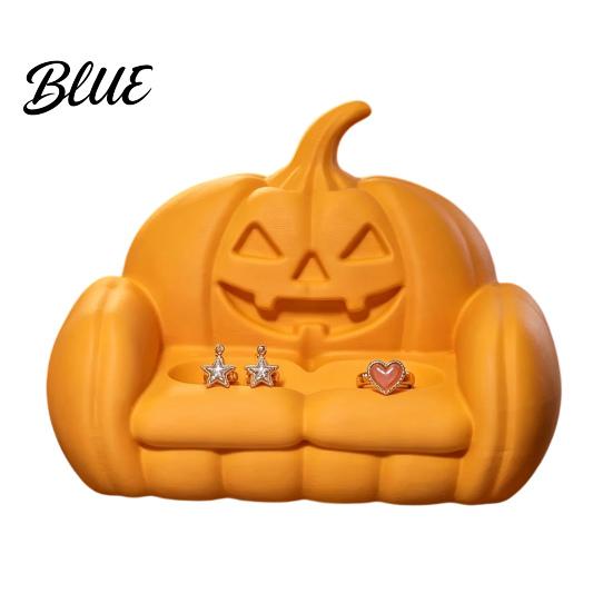 Durable 3D Printed Figures Ghost Pumpkin Sofa Ornaments Spooky Cute Halloween Desk Decor Tray Haunted PLA Material Toys House Shelf Ornament