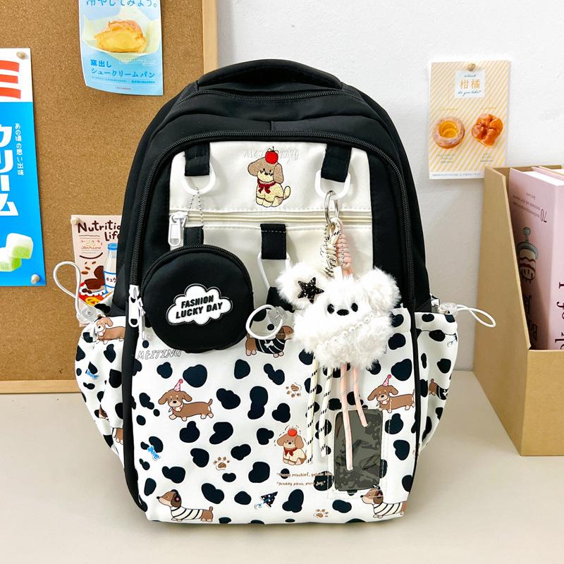 Schoolbag cartoon cute primary school students new 1011 schoolbag female ins niche cute fresh high value simple backpack