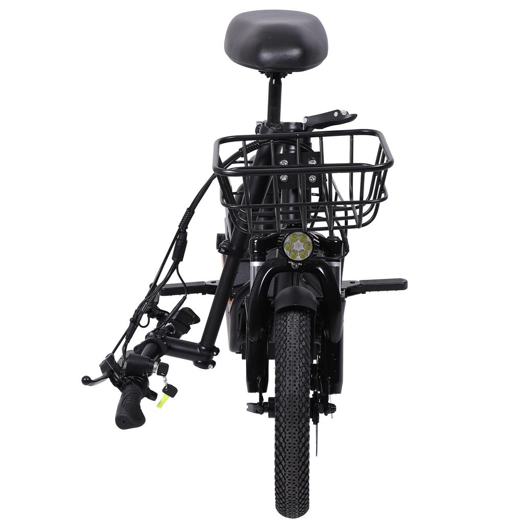 FreeBoy H14 Folding Electric Scooter, 36V 10Ah Battery, Detachable Basket