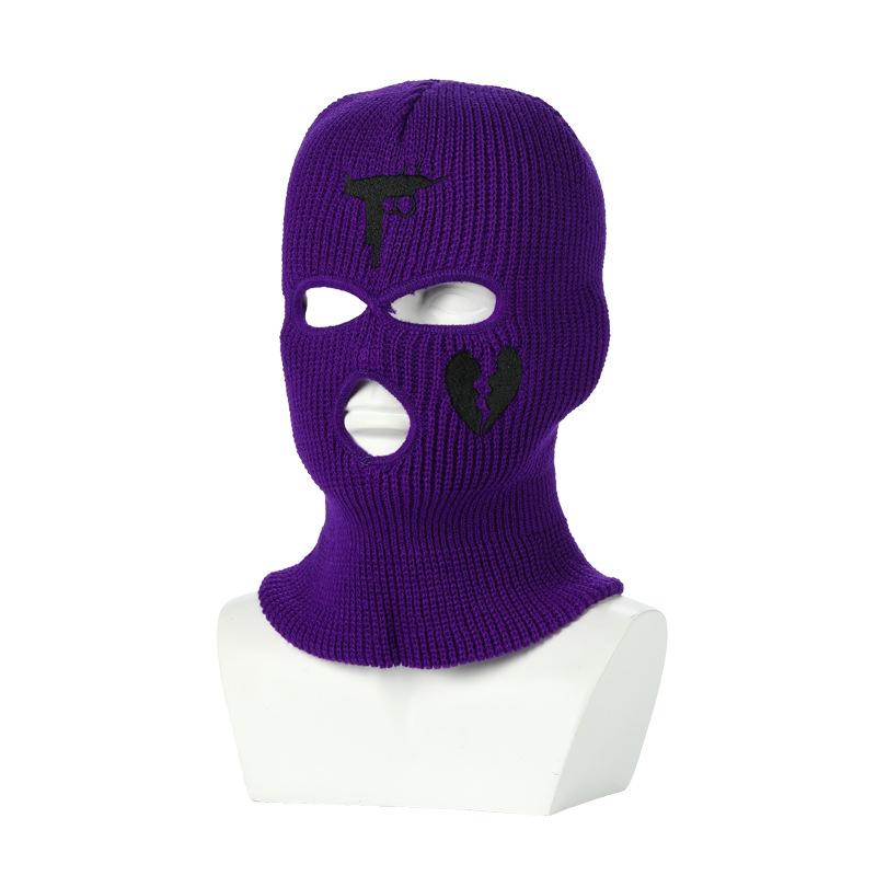 New Full Face Cover Ski Mask Hat 3 Holes Balaclava Army Tactical CS Windproof Knit Beanies Bonnet Winter Warm Unisex Cap