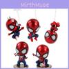 Version Q 5pcs Spiderman Toy Figure Shaking Head Car Decoration Gift
