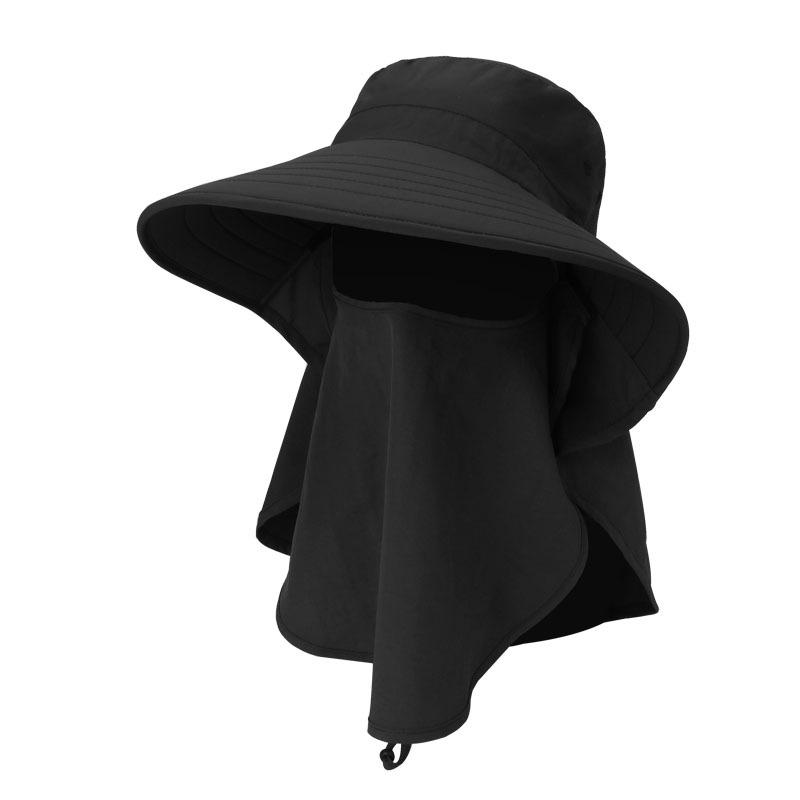 Outdoor Sun Protection Hat Summer Women's Breathable Sun Hat Neck Protection Insect Protection UV Protection Fishing Hat Big Brim Bucket Hat