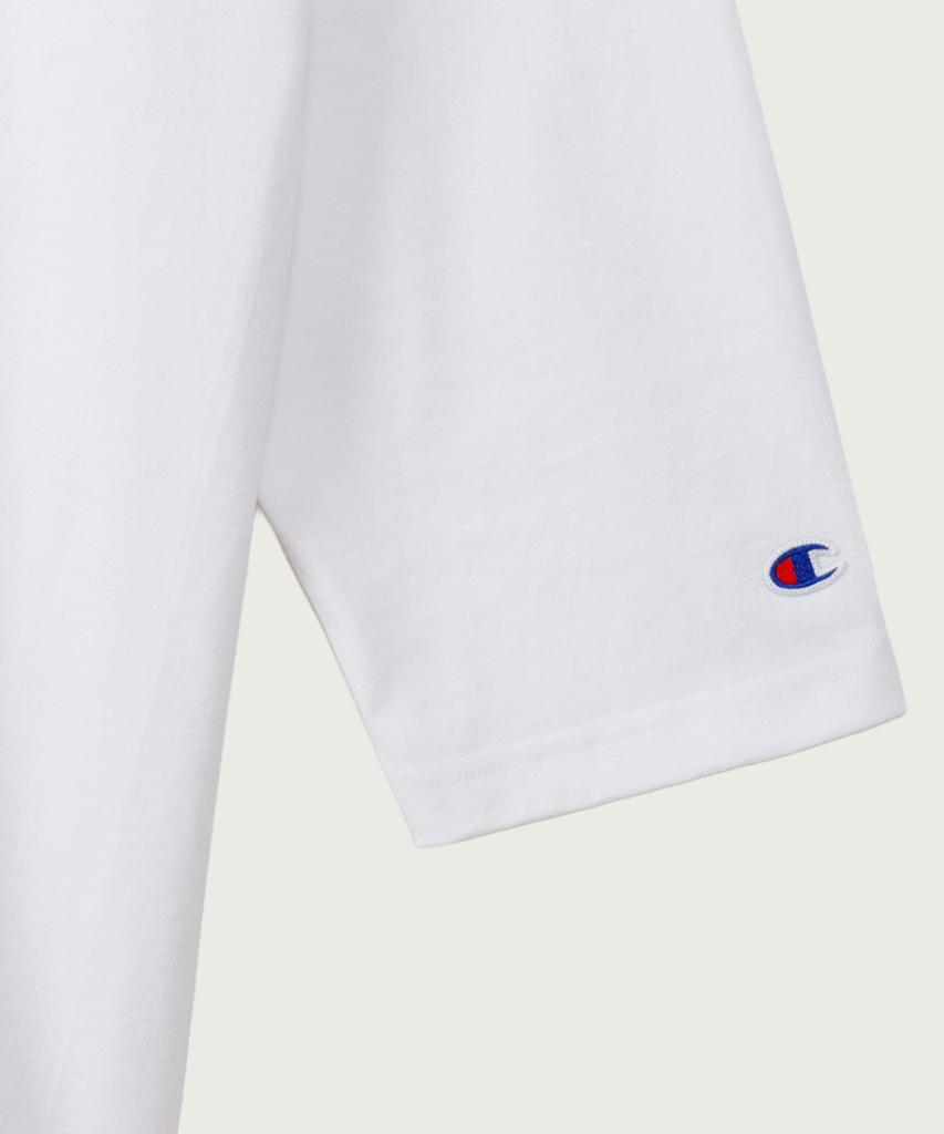 CHAMPION T1011 Heavyweight Raglan 3/4 Sleeve T-Shirt White (Made In Usa)