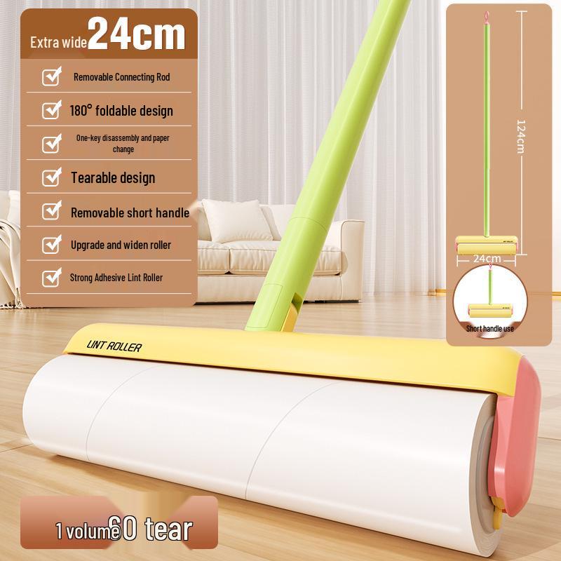 Compact Lint Roller Refill Sheets - Portable Brush for Pet Hair and Lint Removal