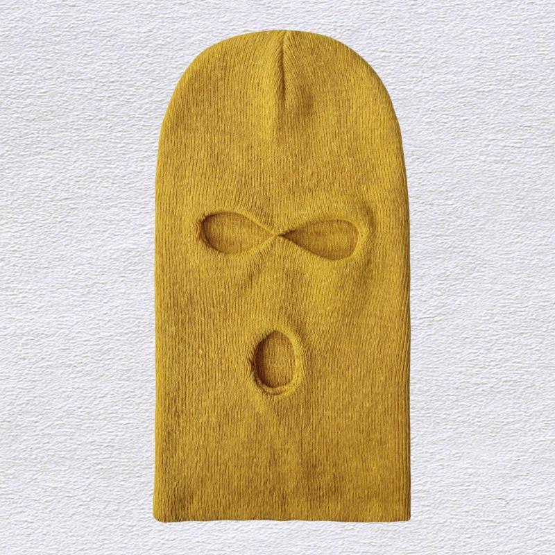 Hood elite social awesome mask cold hat men's hood funny three hole hood knitted hat