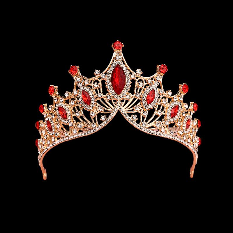 Bridal Crown Headband Headband Wedding Korean Style Birthday Adult Gift Crystal Crown Princess Dress Hair Accessory