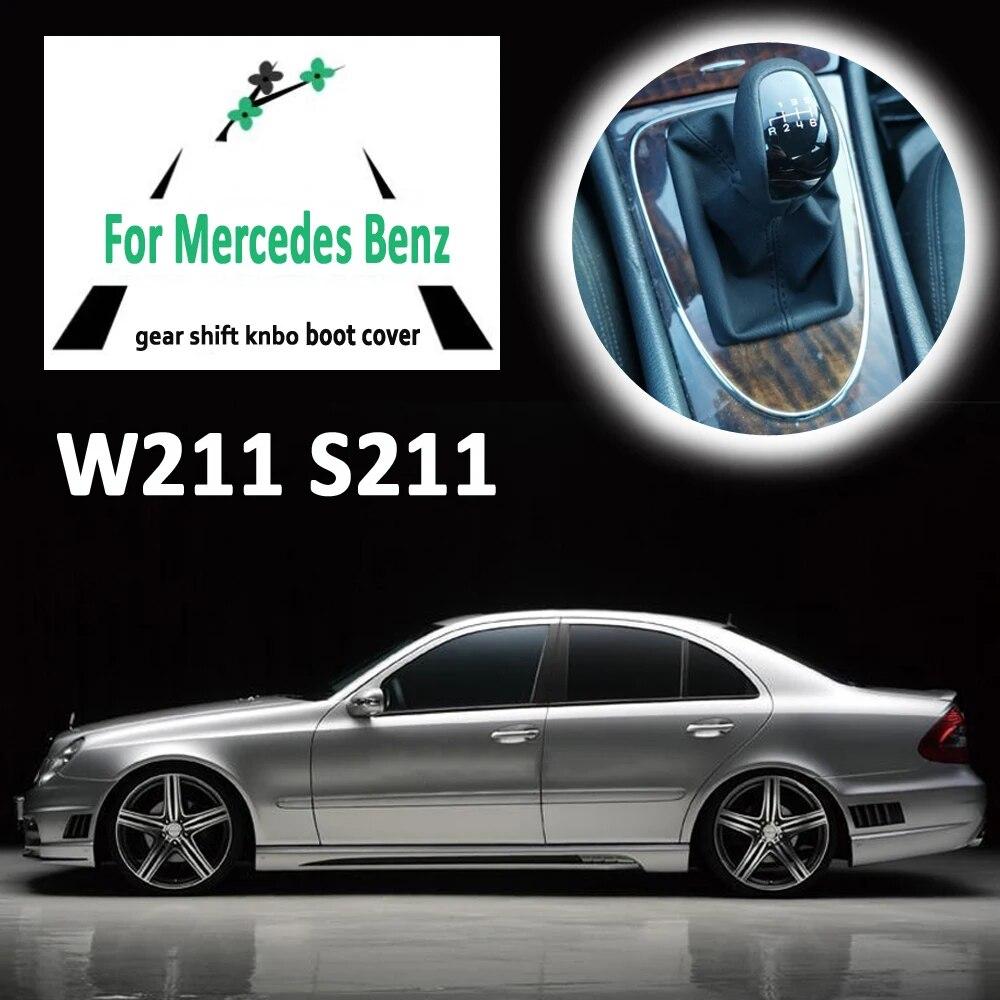 Bil Manuell 6-trinns Girspakknapp Nivåknapp Med Lærgamasje For Mercedes Benz E-Klasse W211 S211 2002-2009