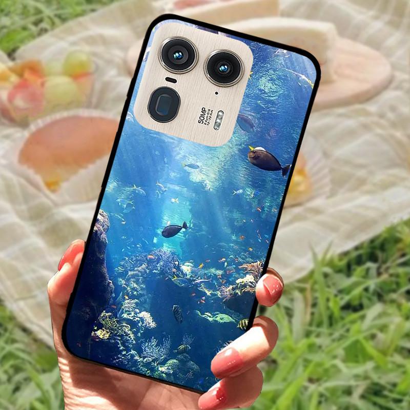 For Motorola Edge 50 ultra Case Marble Soft Silicone Shockproof Coque For Moto Edge 50 Fusion Protect Phone Case Edge50 ultra