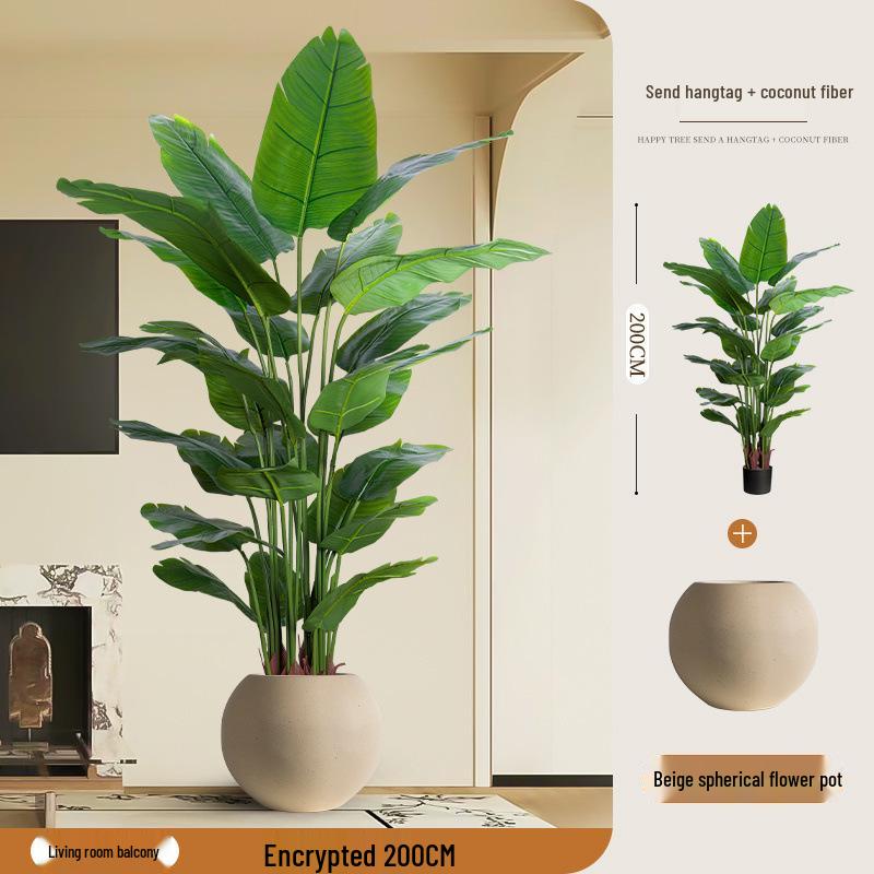 Árbol Artificial Ave del Paraíso - Planta de Suelo Grande para Interiores para Decoración de Sala de Estar