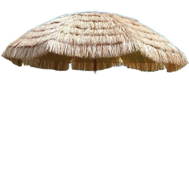 Imitation Thatch Outdoor Sunshade Umbrella - Garden, Courtyard, and Photography Decor Prop