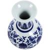 1pc Blue White Ceramic Vase Small Flower Vase Home Decorations Desktop Bottle Centerpiece Vase Living Room Accessories Tabletop