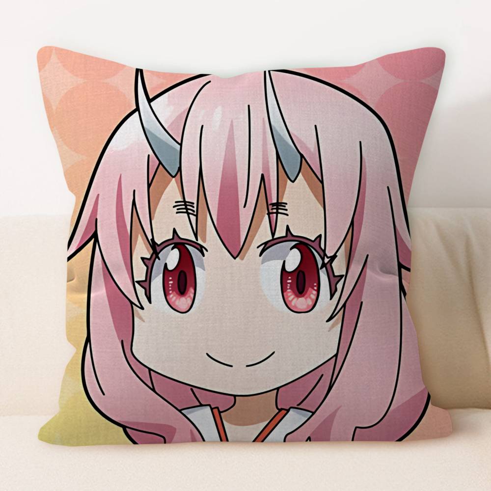 T-Tensura Anime Pillow Cushion Cover Pillowcase Living Room Sofa Home Decor Customized