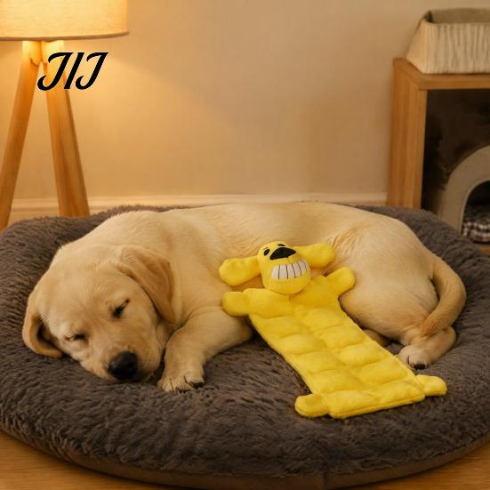 Anxiety Relief for Dogs Interactive Plush Dog Toy, Squeaky Chew Muscle Toys Design, Stuffed Animal Toy Aggressive Chewers Durable