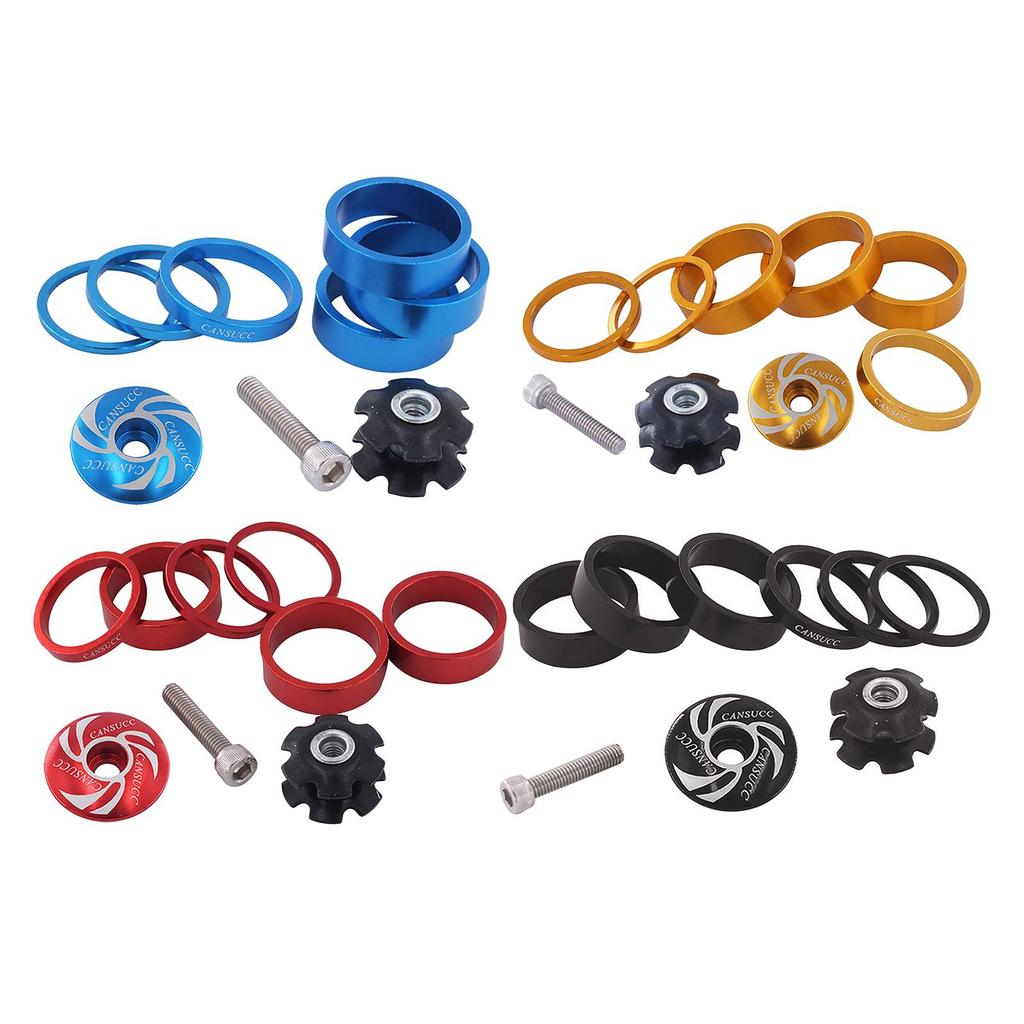 Headset Spacer Aluminium Alloy Headset Washer Headset Star Nut Screw