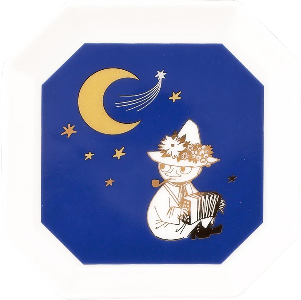 Moomin Special Square 11 X Jubako Box Perfect for Cherry Blossom First Miscellaneous Made In "Sekku Day" Plate, Approx. 11cm, Corner-Cut Series,