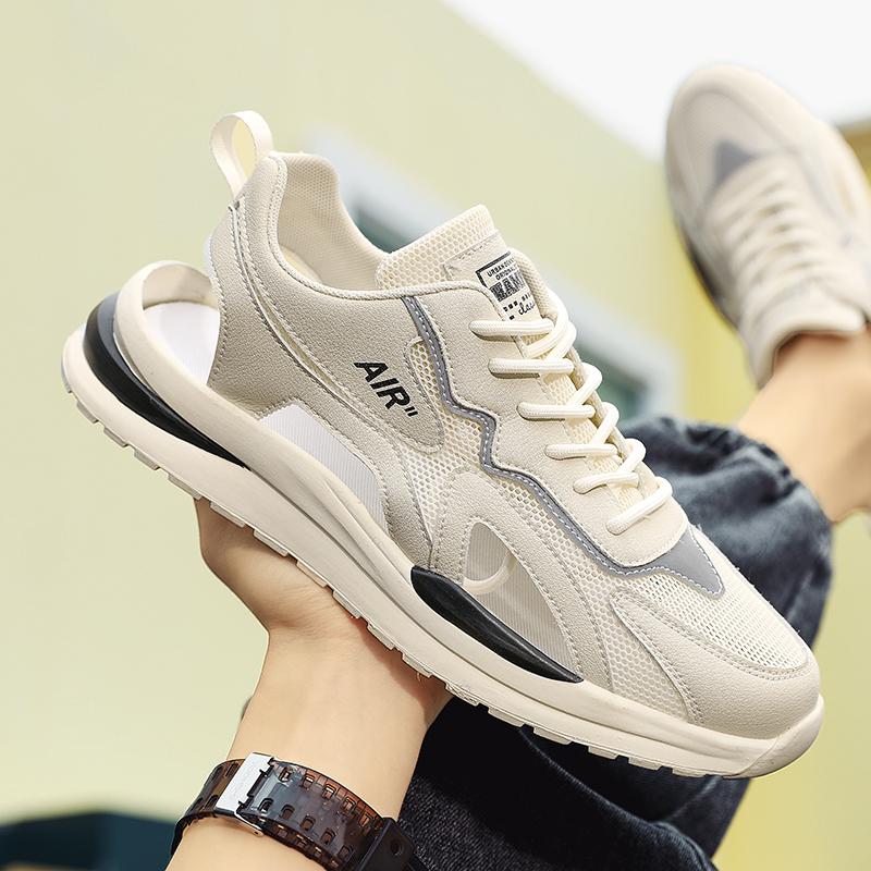 Summer Men Sandals Breathable Mesh Beach Slippers Shoes Outdoor Non-slip Sneakers Fashion Casual Shoes Luxury Sandal