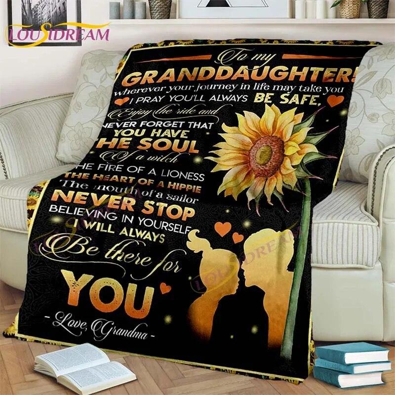To My Wife/husband/Daughter/Son/Mom/Sister Blanket Custom Blanket Gift Air Mail Letter Blanket Family Gift Best Wish for Her/him