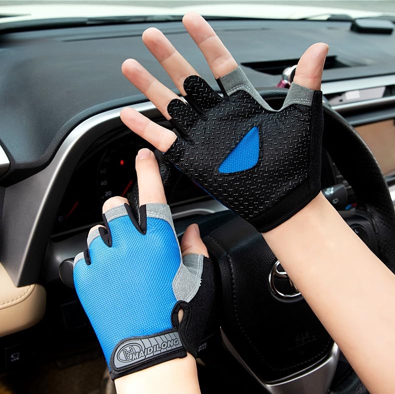 Rękawiczki do jazdy Plus Nao Rękawiczki fitness Bez palców Antypoślizgowe Męskie Damskie