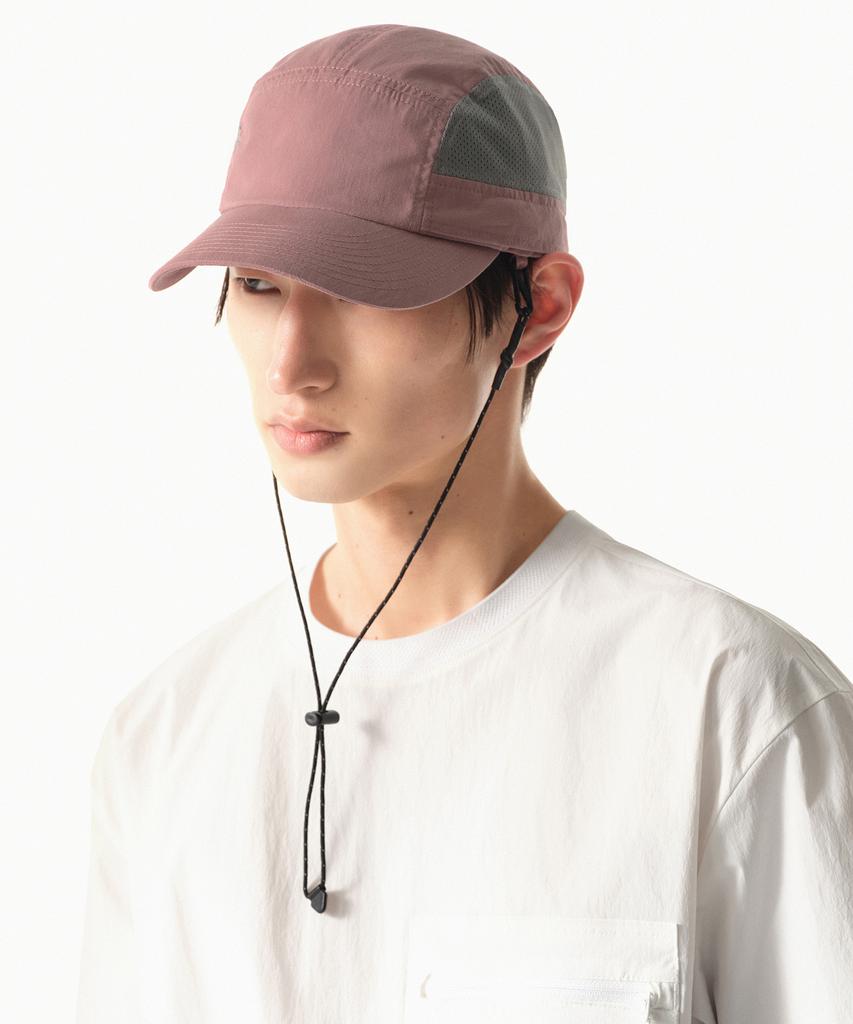 Musinsa Standard [City Leisure] Mesh Long Desert Cap [Smoke Pink]