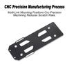 Chassis Frame Aluminum for SCX24 90081 00001 00002 1:24 Scale RC Crawler Parts Alloy Body Casing