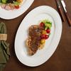 ZISIZ White Oval Serving Plate