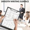 1 Pc Black, Clipboard with Storage, with 2 Storage Boxes, Heavy Duty Clear Visible Top Panel To Store Clipboard, Side Opening