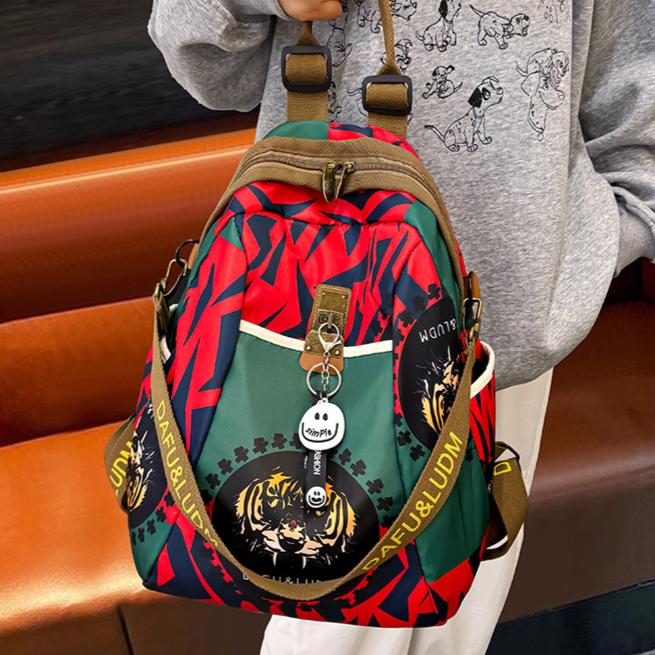 Shell Backpack Women's Oxford Cloth Ultra Lightweight Small Backpack 2025 New Dual Purpose Travel Fashion Leisure Multi Functional