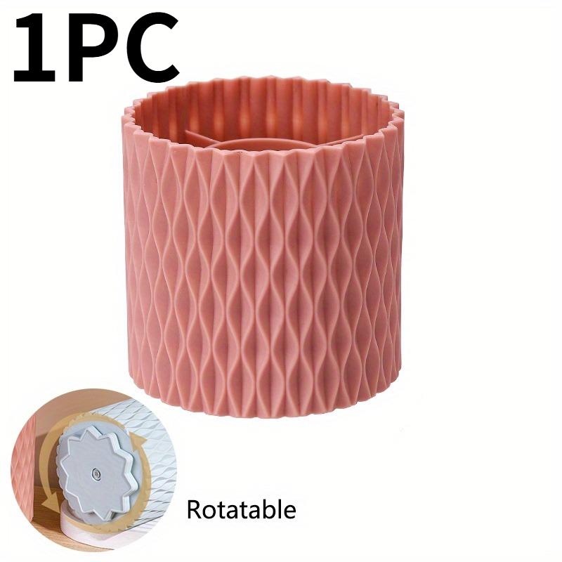 Rotating Makeup Brush Holder Lipstick Storage Box Student Pen Holder Desktop Organizer Large Capacity Cosmetic Storage Cup