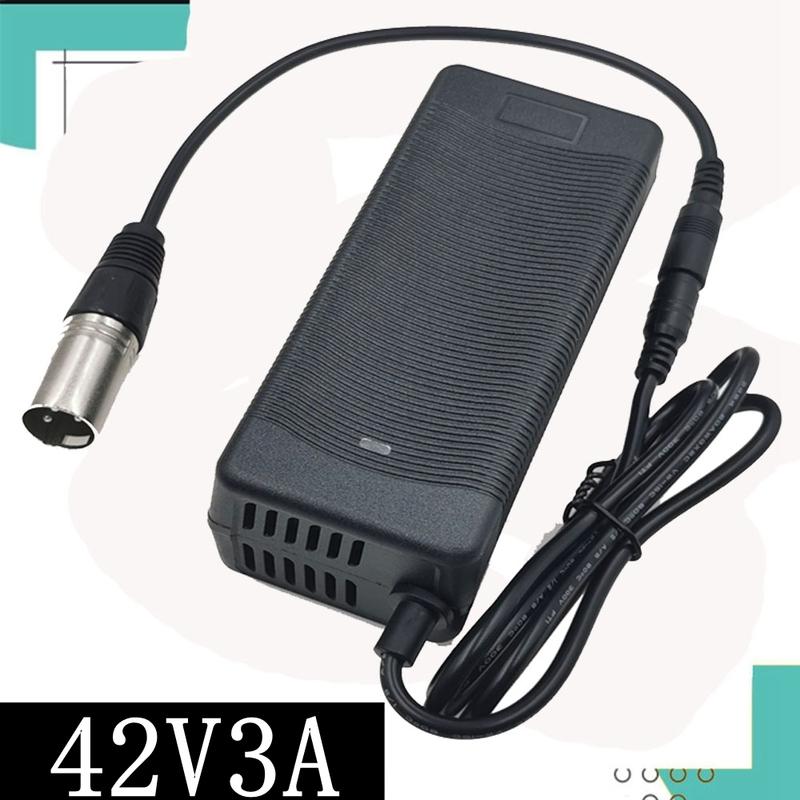 42V 3A Charger for 36V Lithium Battery Charger Lithium Battery Pack Plug 3P XLR High Quality Connector